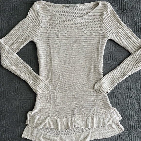 Guess Beige Knit Sweater Dress - Picture 1 of 3